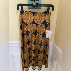 Lularoe ladies azure skirt. Size s. Brand new with tags. Yoga waistband.